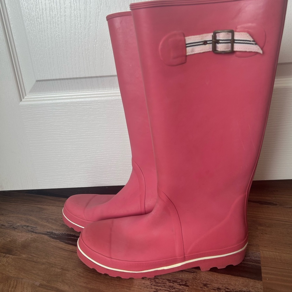 J Crew Women's Pink Rain Boots